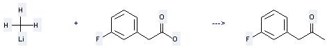 (3-Fluorophenyl)acetic acid is used to produce (m-Fluorophenyl)acetone.